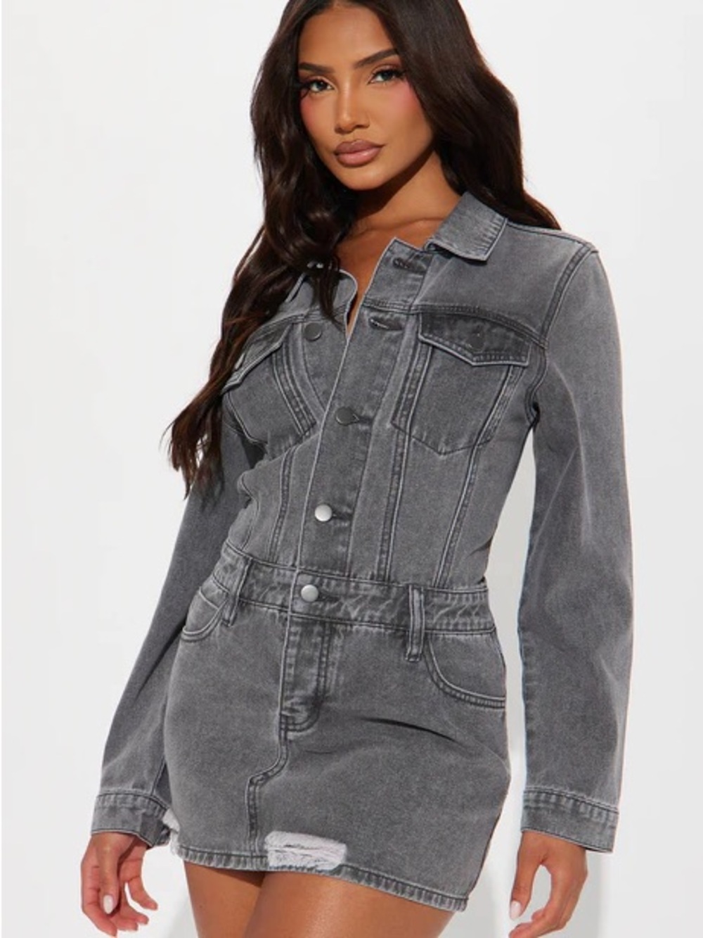 Adriana Denim Mini Dress